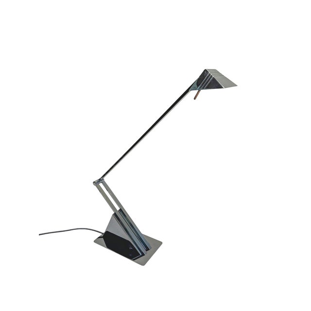 Art Deco Style Architectural Geometric Desk Lamp from Hillebrand Leuchten, 1980s For Sale - Image 6 of 18