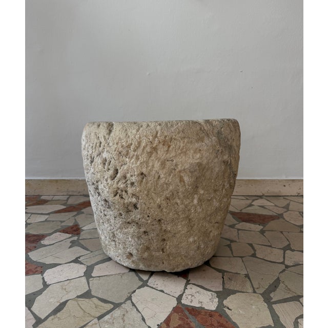 Large Stone Mortar, Italy, 1600 For Sale - Image 4 of 13