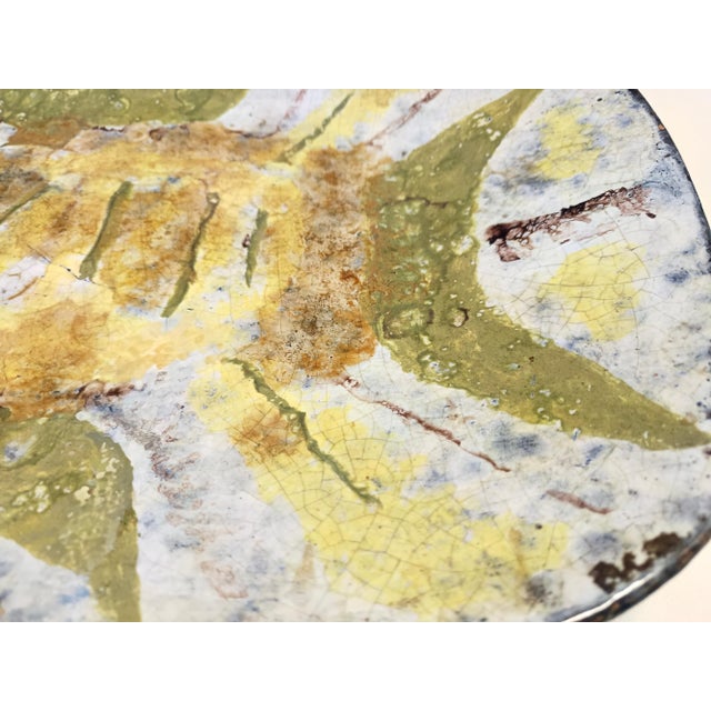 Large Earthenware Artistic Wall Panel, 1959 For Sale - Image 10 of 15