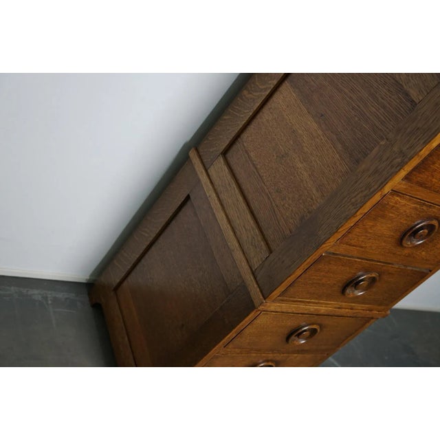 English Oak Apothecary Cabinet, 1930s For Sale - Image 6 of 13