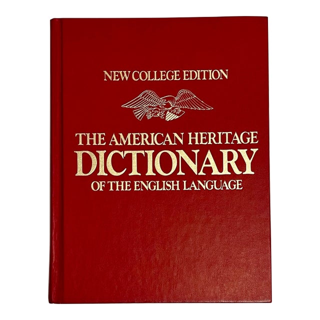 Vintage American Heritage Dictionary- Hardcover Book For Sale