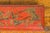 Chinese Qing Dynasty Red Lacquered Scroll Box with Distressed Gold Chinoiserie For Sale - Image 12 of 13