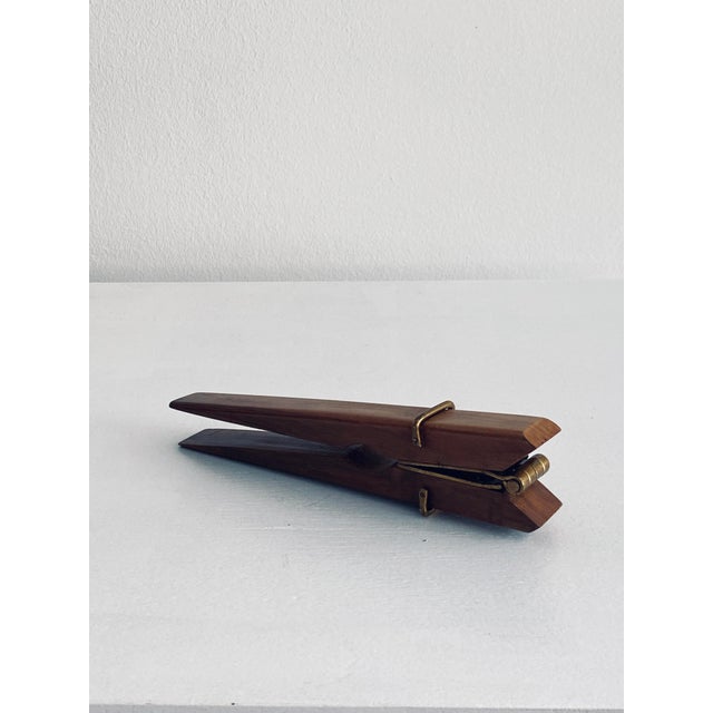 Brown Vintage Nutcracker in Brass and Wood, 1960s For Sale - Image 8 of 15
