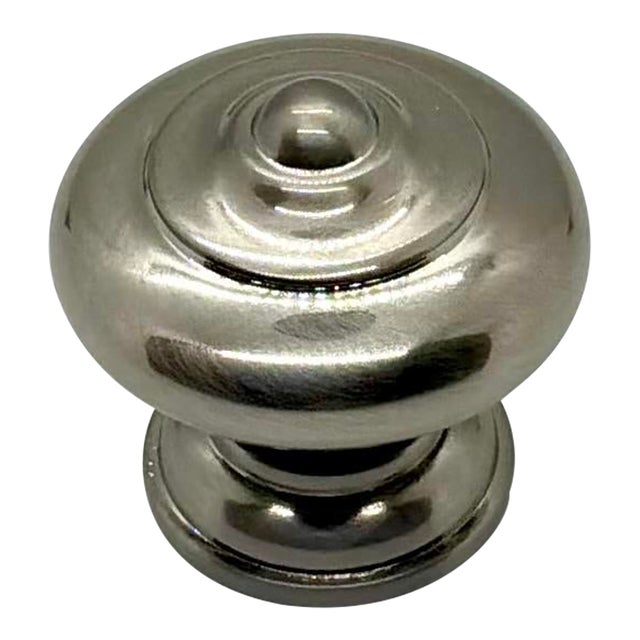 Henredon Brass Knob Silver Finish For Sale
