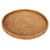 Wood Artifacts Rattan Round Serving / Ottoman Tray in Honey Brown - 22" For Sale - Image 7 of 7
