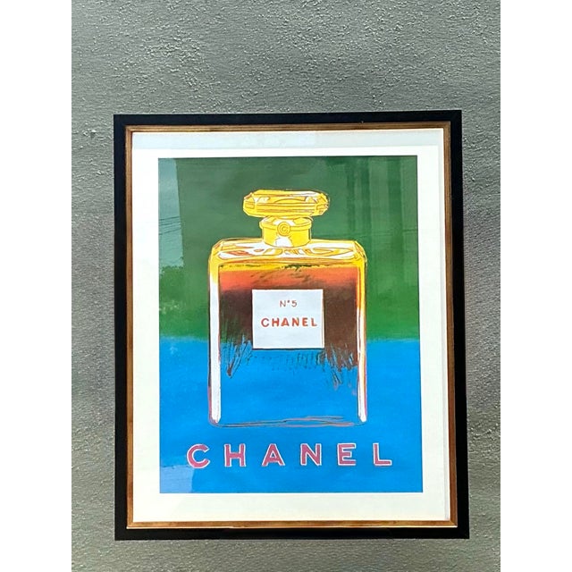 Vintage Andy Warhol for Chanel Number 5 Poster For Sale - Image 10 of 12