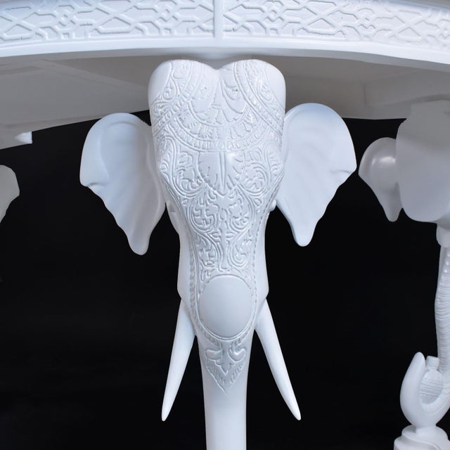 Kidney-Shaped Elephant Desk by Gampel Stoll For Sale In West Palm - Image 6 of 7