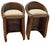Pair Vintage Braided Rattan Counter Height Bar Stools For Sale - Image 4 of 9