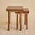 Pair of Dutch Brutalist Oak Nesting Tables, 1960s For Sale - Image 11 of 13