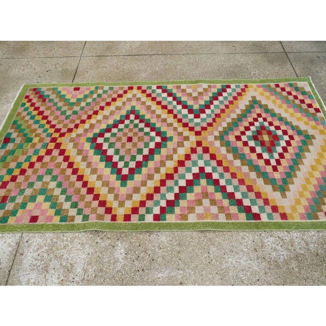 Galerie Shabab Collection Mid-20th Century Turkish Anatolian Art Deco Rug For Sale In New York - Image 6 of 10
