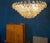 1990s Large Amber and Grey Poliedri Murano Glass Chandelier For Sale - Image 5 of 14