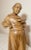 1940s Hand Carved Wood Folk Art Friar Monk Statue Sculpture Religious Figure For Sale In New York - Image 6 of 11