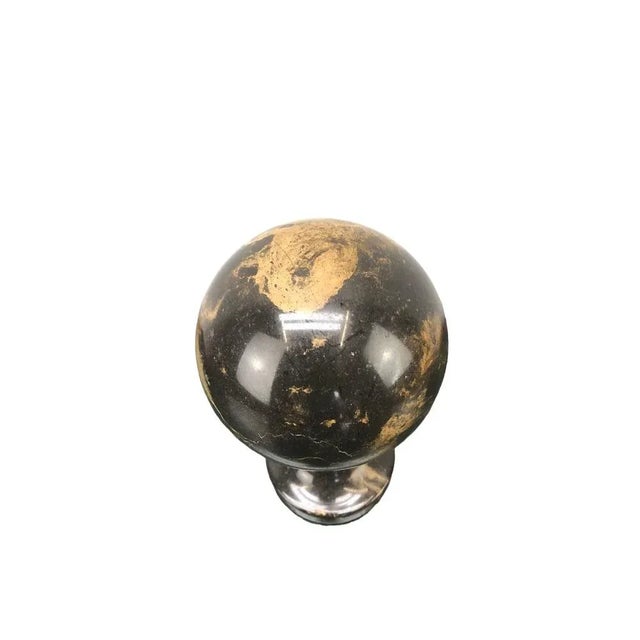 Vintage Italian Marble Orb Paperweight For Sale - Image 4 of 9