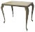 Vintage Regency Marble and Brass Side Table, 1950s For Sale