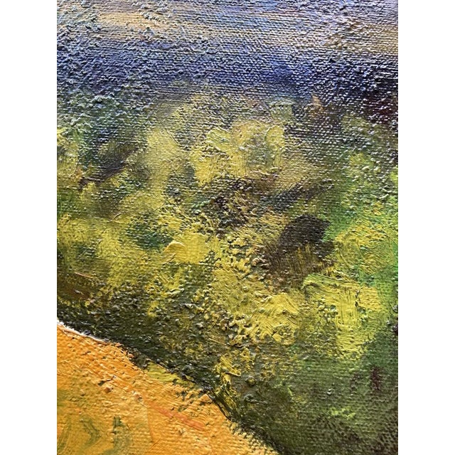 1950s 1950s Italian Mid-Century Original Oil on Canvas Large Framed Still Life 3 For Sale - Image 5 of 10