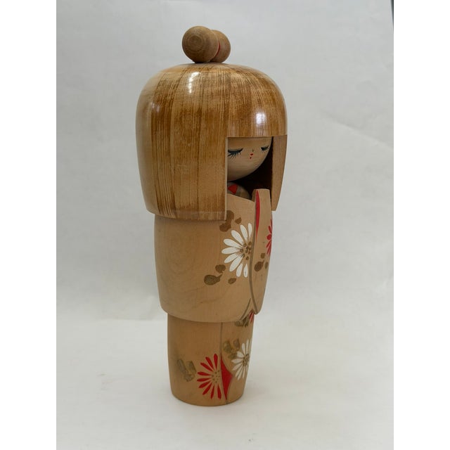 Japanese Vintage Japanese Sosaku Creative Kokeshi Doll For Sale - Image 3 of 16