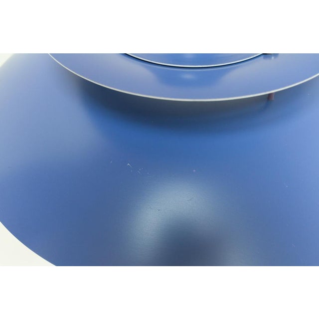 1960s Vintage Danish Blue Ceiling Pendant PH5 by Poul Henningsen for Louis Poulsen, 1960s For Sale - Image 5 of 18