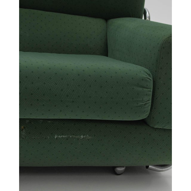 Sofa and Tubular Armchairs, 1970s, Set of 3 For Sale - Image 9 of 13