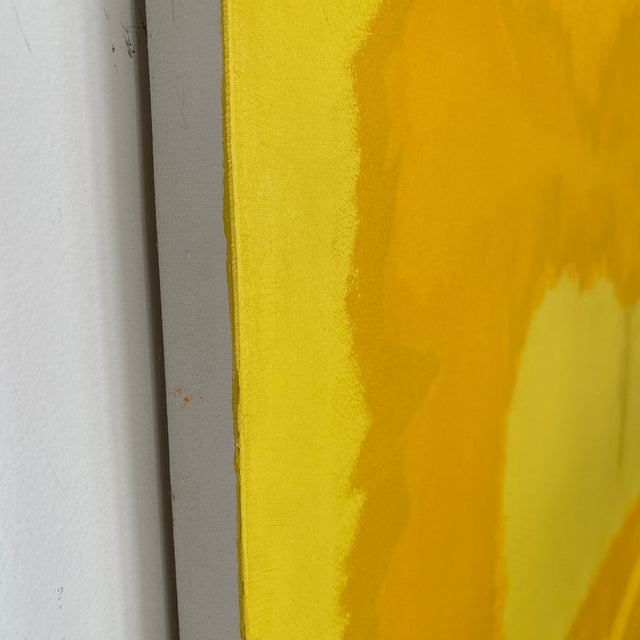 Contemporary Modernist Abstract Painting on Canvas, Signed by the Artist For Sale - Image 9 of 11