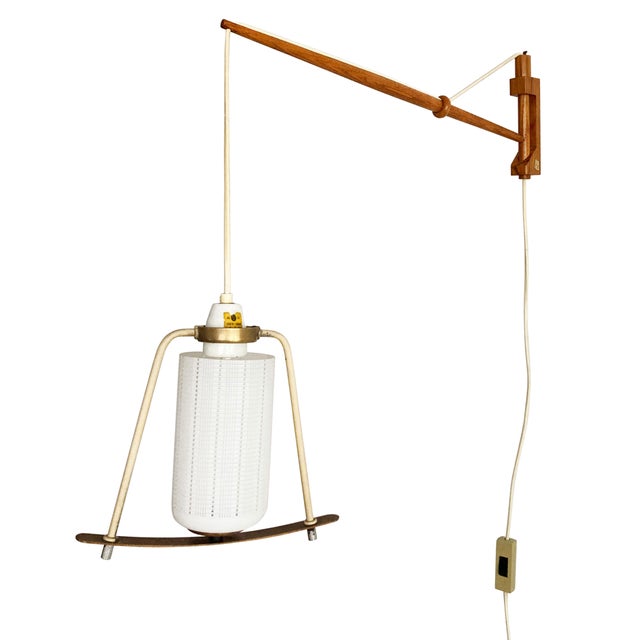 Vintage Scandinavian Wall Light by Pokrok Žilina Czech, 1960s For Sale - Image 16 of 16