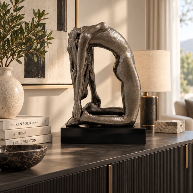 Postmodern Austin Productions Durastone Sculpture "Rebirth" Signed Renard 1980 For Sale - Image 3 of 14