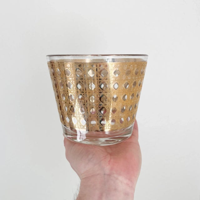Mid-Century Modern Culver "Canella" Ice Bowl in 22k Gold, Mid 20th Century For Sale - Image 3 of 6