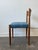 Vintage Blue Tweed & Teak Side Chair For Sale In Los Angeles - Image 6 of 10
