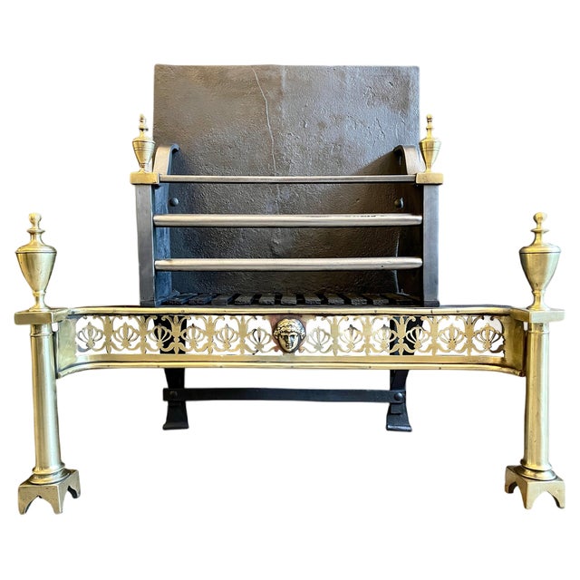 Georgian English Fire Grate, 1830s For Sale