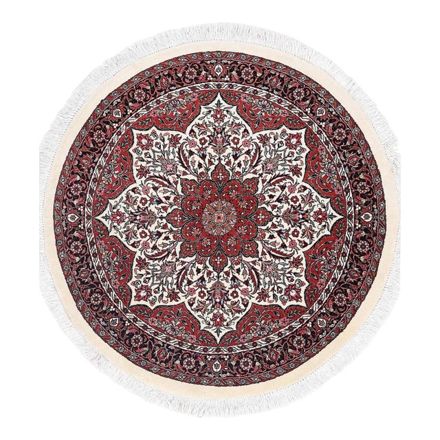 Pasargad Fine Hand Knotted Persian Bidjar Round Rug For Sale