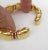 Faraone 18kt Gold Expandable Cuff Italian For Sale - Image 10 of 10