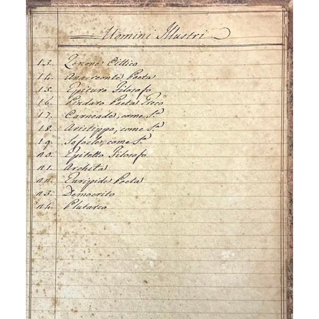 Brown Grand Tour Book of Plaster Intaglios by Bartolomeo Paoletti For Sale - Image 8 of 15