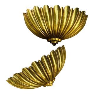 Vintage Shell Shaped Wall Pockets For Sale