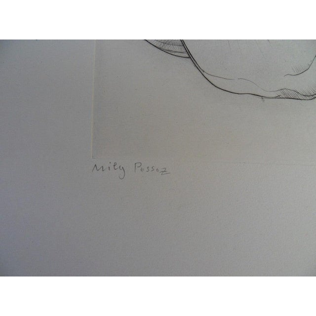 Emilia Mily Possoz, The Little Boy Gets Dressed, Original Engraving For Sale - Image 5 of 7