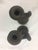 Egyptian Revival Bronze Candlesticks - A Pair For Sale - Image 6 of 7