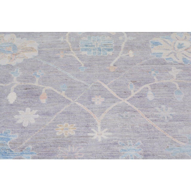 Turkish Turkish Wool Oushak Rug,10'X13'10" For Sale - Image 3 of 6