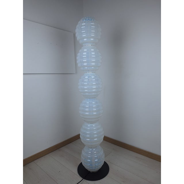 Black Venezia Model Floor Lamp for Mazzega, Murano, 1990s For Sale - Image 8 of 14