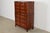 French Provincial John Widdicomb French Provincial Louis XV Solid Mahogany Highboy Dresser, Circa 1940s For Sale - Image 3 of 14