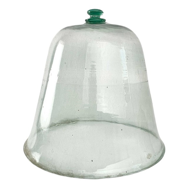Antique French Glass Cloche For Sale