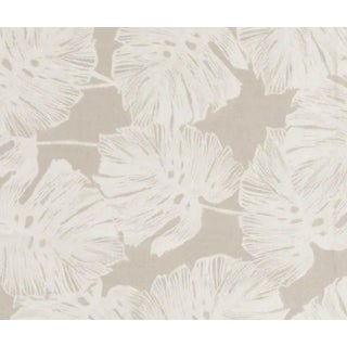Schumacher Del Coco Fabric in Natural For Sale
