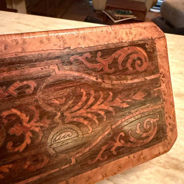 French Antique Napoleon III Style Glove Box or Jewelry Box Marquetry For Sale - Image 18 of 18