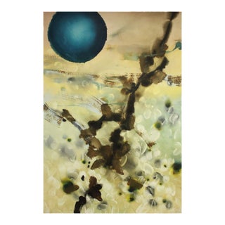 "I Drift" Original Abstract Contemporary Mixed Media Painting by Mel Rea For Sale