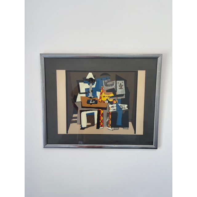 Great print of the master the print has a good bit of age and the name Picaso is printed in signature form , not hand...