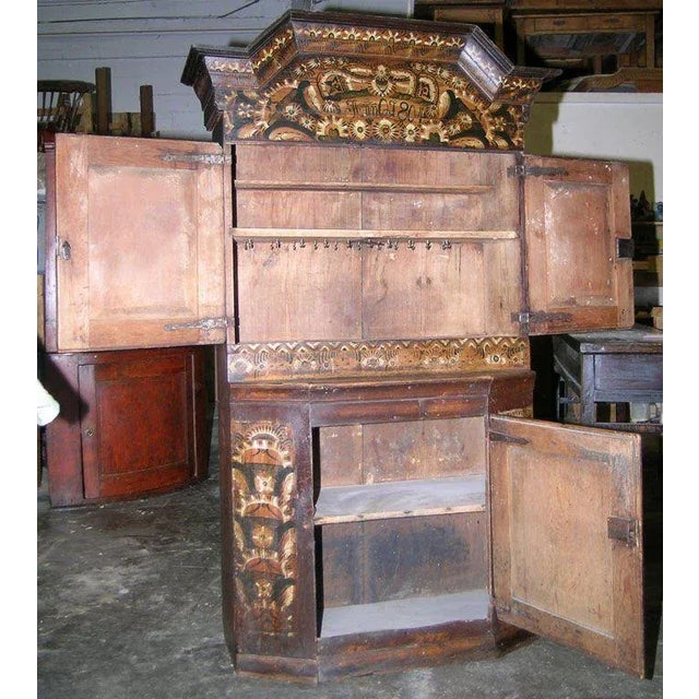 Wood Swedish Buffet Painted, 1804 For Sale - Image 7 of 11