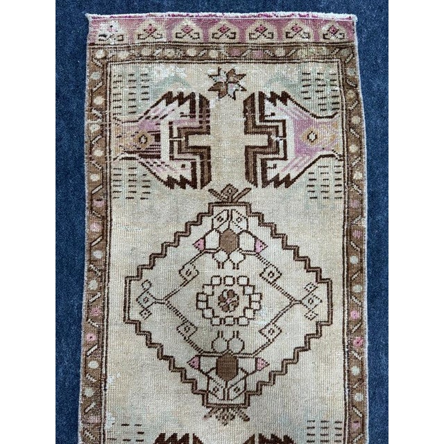 Turkish Yastik Rug 1'7" x 3'5" For Sale - Image 4 of 5