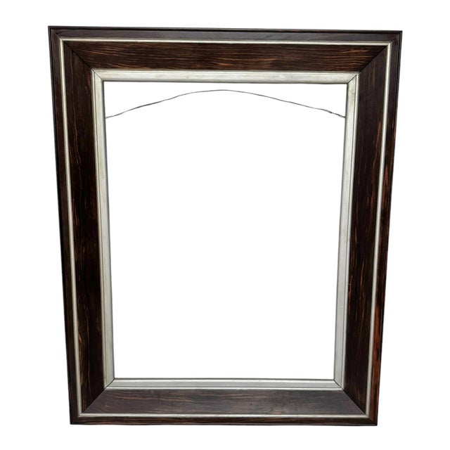 Art Deco Large Macassar Ebony Picture Frame, 1930s For Sale - Image 9 of 9