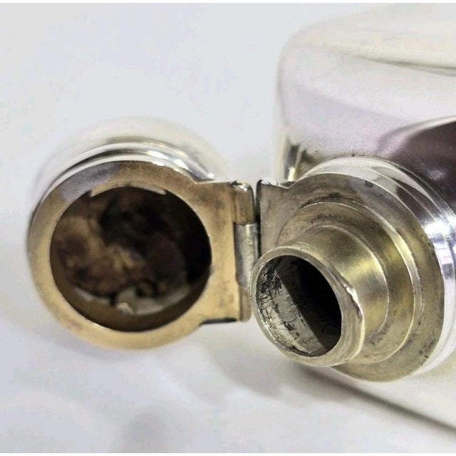 Antique Edwardian Sterling Silver Gilt Scent Bottle from Alfred Clark, 1904 For Sale - Image 14 of 18