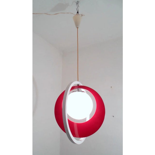1960s Space Age Italian Pendant Lamp, 1960s For Sale - Image 5 of 7