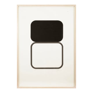 Andrew Spence Untitled Tv Signed Contemporary Woodcut & Linocut on Paper 1991 For Sale