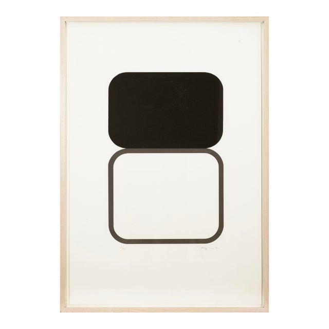 Andrew Spence Untitled Tv Signed Contemporary Woodcut & Linocut on Paper 1991 For Sale