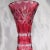 1950s 1950s Pink Cut to Clear Footed Vase For Sale - Image 5 of 7